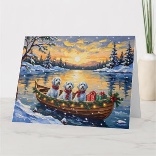 Tarjeta Navidad de Barco de Malta