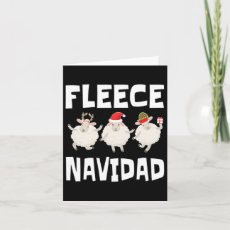 Tarjeta Navidad de borreguito 