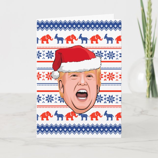 Tarjeta Navidad de DONALD TRUMP (Anverso)