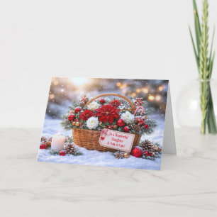 Tarjeta Navidad de hija y yerno