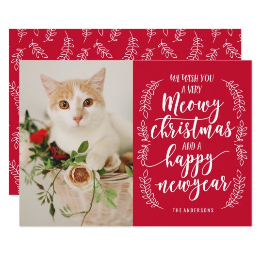 Tarjeta Navidad de Meowy