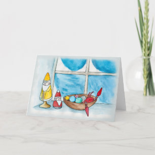 Tarjeta Navidad de Nueva Inglaterra