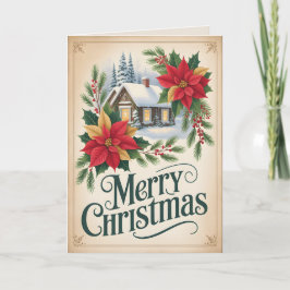 Tarjeta Navidad de Viejo Mundo Navidad 1