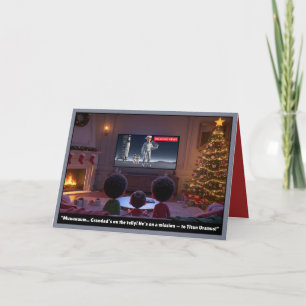 Tarjeta Navidad del Abuelo Divertida