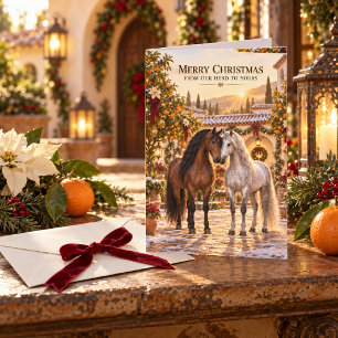 Tarjeta Navidad del Caballo Andaluz