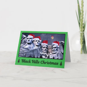 Tarjeta Navidad divertida en Black Hills