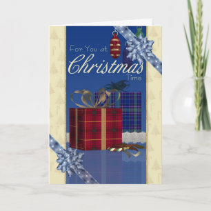 Tarjeta navidad - Elegante Con Regalos Y Arcos