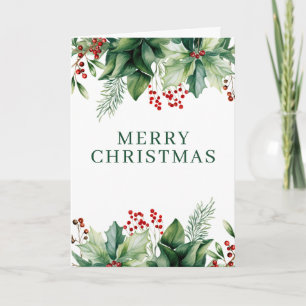 Tarjeta Navidad elegante personalizada 