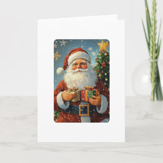 Tarjeta Navidad en blanco