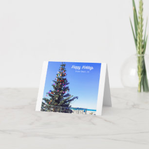 Tarjeta Navidad en la Playa