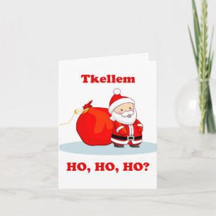 Tarjeta Navidad en maltés, ¿Habla Ho, Ho, Ho?