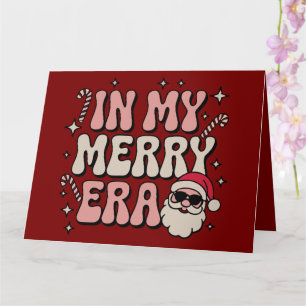 Tarjeta Navidad en mi adorable era festiva de Navidad