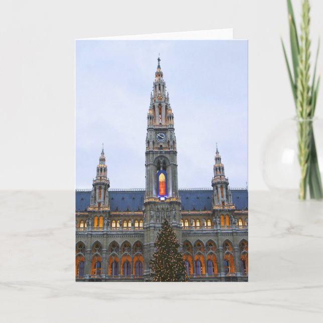 Tarjeta Navidad en Viena (Anverso)