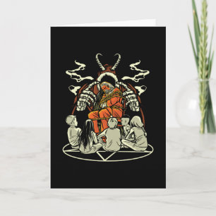 Tarjeta Navidad espeluznante