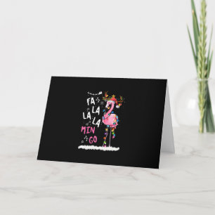 Tarjeta Navidad - Fa-La-La Mingo Flamenco Con Navidad