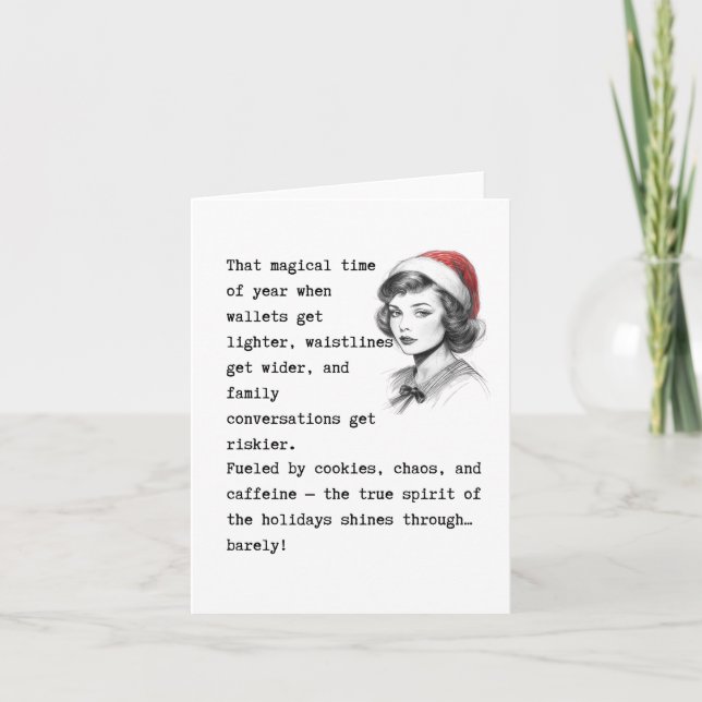 Tarjeta Navidad familiar (Anverso)