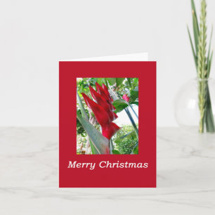 Tarjeta Navidad hawaiana