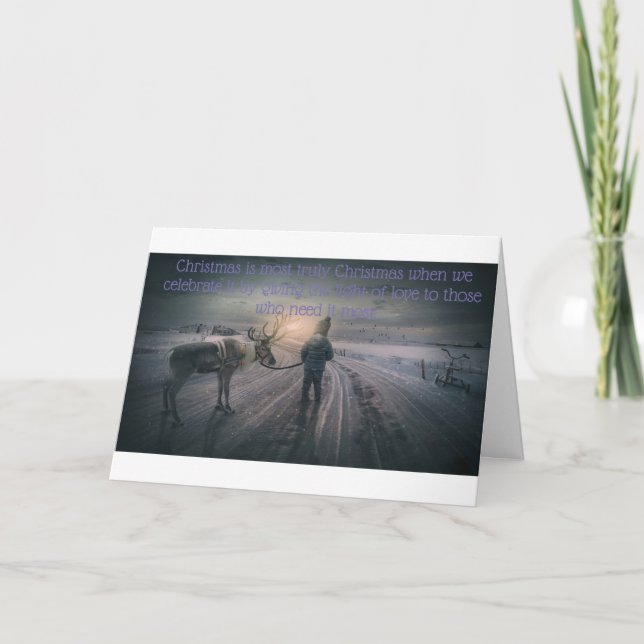 Tarjeta Navidad Inspiradora (Anverso)