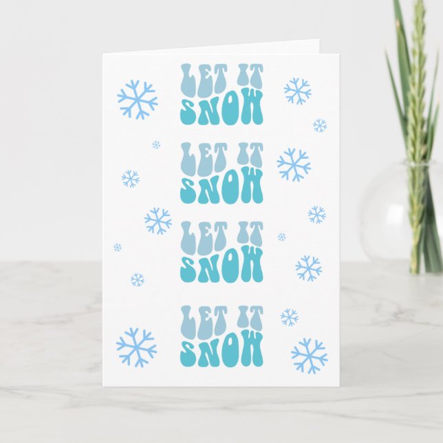 Tarjeta navidad - Interior en blanco - Añadir mens (Anverso)