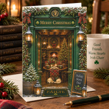 Navidad irlandesa Pub irlandés Navidad Festejos