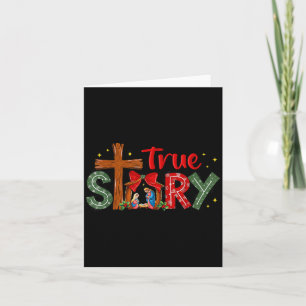 Tarjeta Navidad Jesús Cruz Religioso Cristiano Xmas Verdad