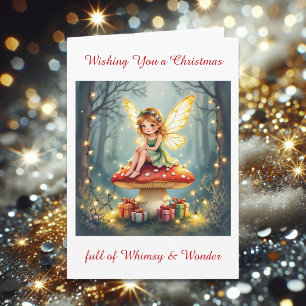 Tarjeta Navidad llena de Capricho y Maravilla   Poema Navi
