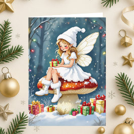 Tarjeta Navidad llena de Fantasía y Maravilla | Poema Navi