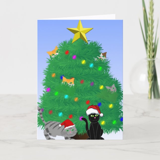 Tarjeta Navidad Maullida (Anverso)