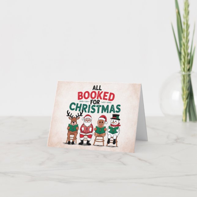 Tarjeta Navidad para lectores (Anverso)