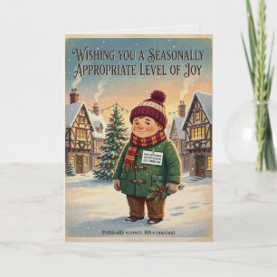 Tarjeta Navidad políticamente correcta aprobada por RRHH