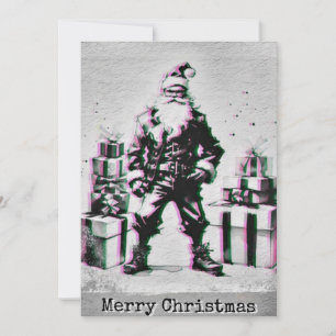 Tarjeta Navidad Punk (Santa Rosa).