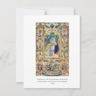Tarjeta Navidad religiosa cristiana vintage