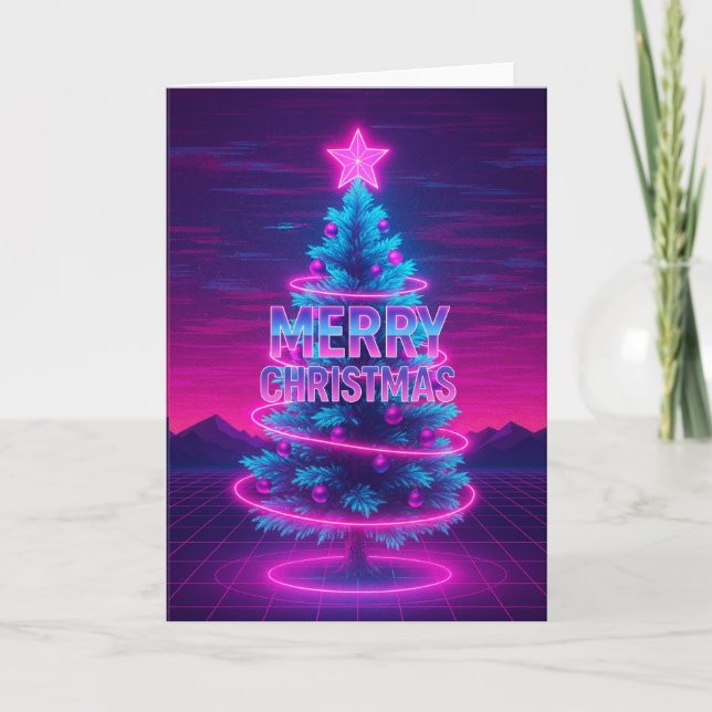 Tarjeta Navidad Retro (Anverso)