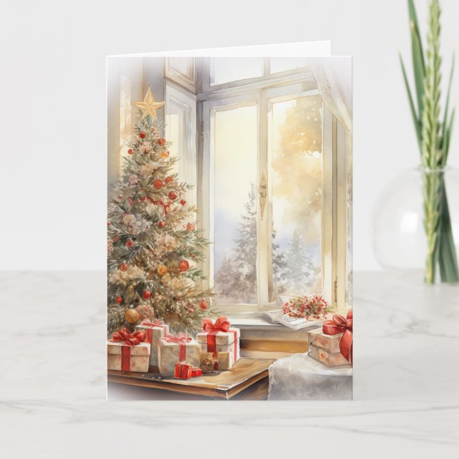 Tarjeta Navidad secreta de Santa Merry (Anverso)