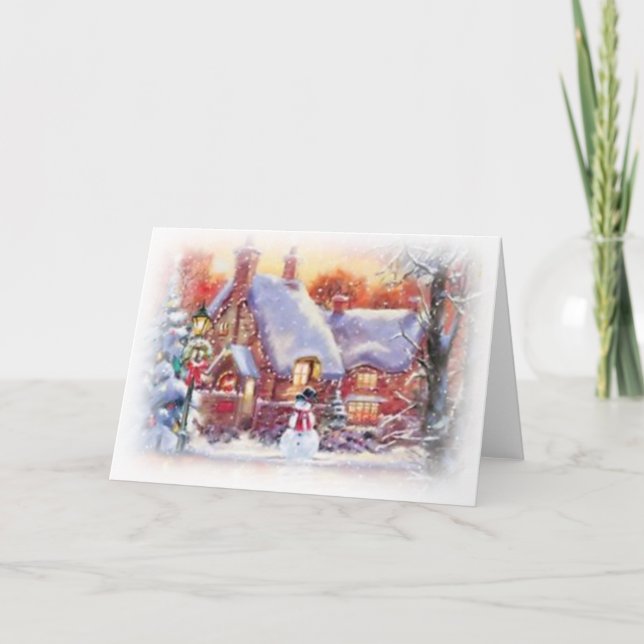 Tarjeta Navidad Vintage (Anverso)