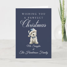 Navidad Westie Blanca