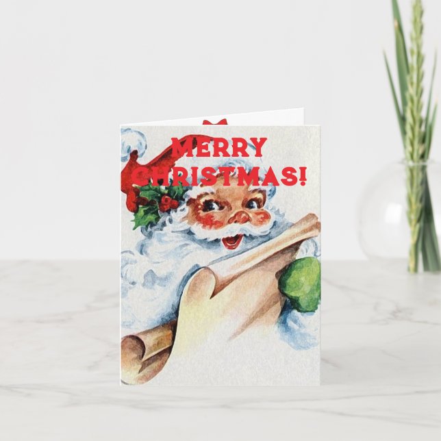 Tarjeta Navidades (Anverso)