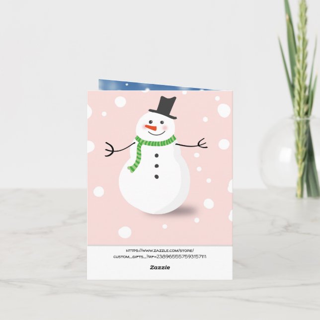 Tarjeta Navidades (Reverso)