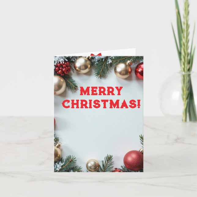 Tarjeta Navidades (Anverso)