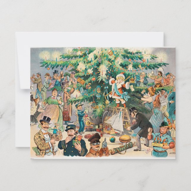 Tarjeta Navidades 1902 (Anverso)