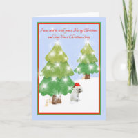 Navidades 2020 con perro triste