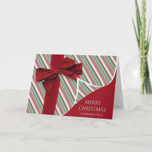 Tarjeta Navidades A Alguien Un Regalo Especial De Vez Gran