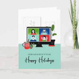 Tarjeta Navidades Acercan De Nuestra Pantalla A Sus Vacaci