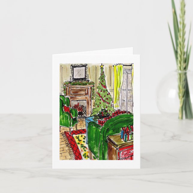 Tarjeta Navidades acogedores (Anverso)