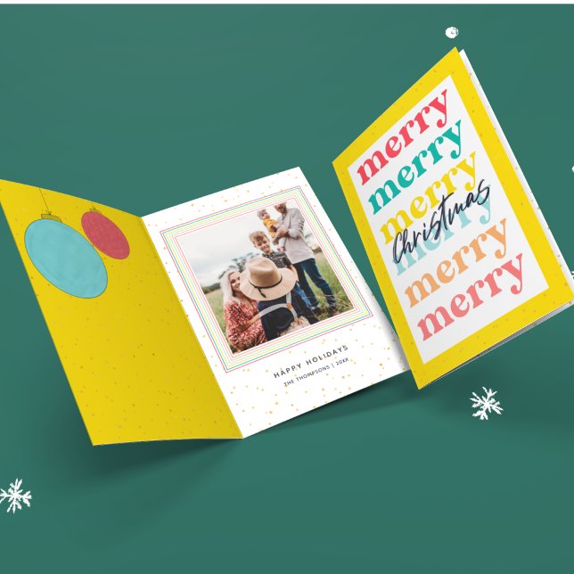 Tarjeta Navidades Amarillos de las Estrellas de Oro Modern (Subido por el creador)