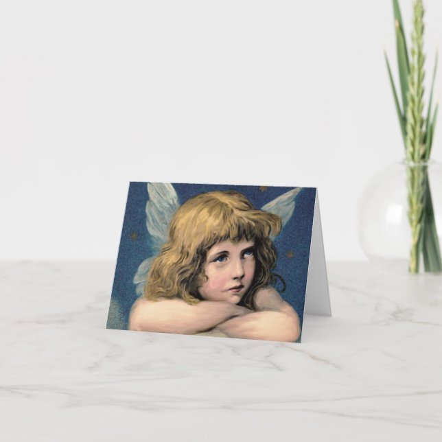 Tarjeta Navidades Angel (Anverso)