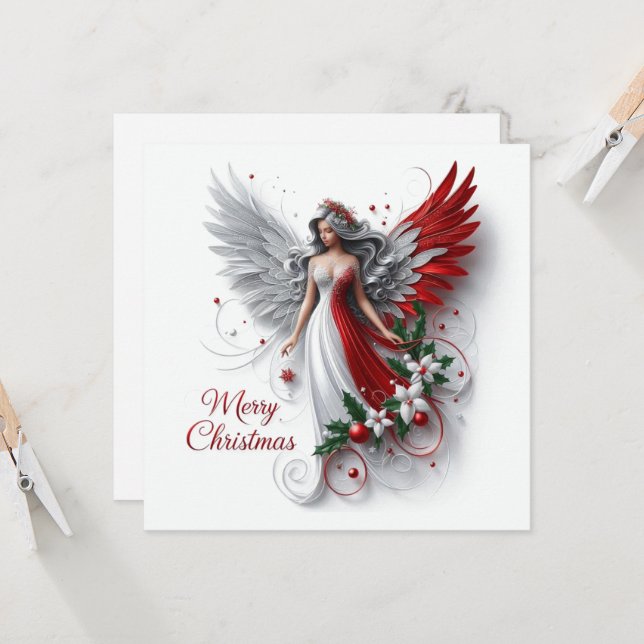 Tarjeta Navidades Angel (Anverso/Reverso In Situ)