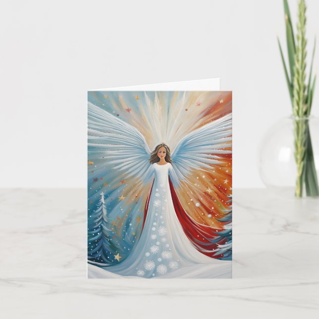 Tarjeta Navidades Angel (Anverso)