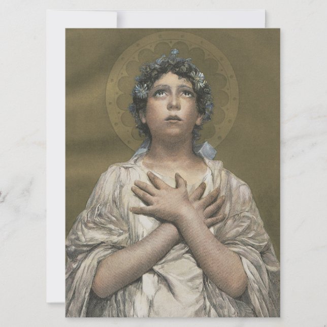 Tarjeta Navidades Angel (Anverso)