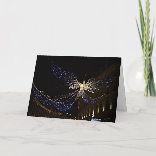 Tarjeta Navidades Angel London (8032) (Anverso)